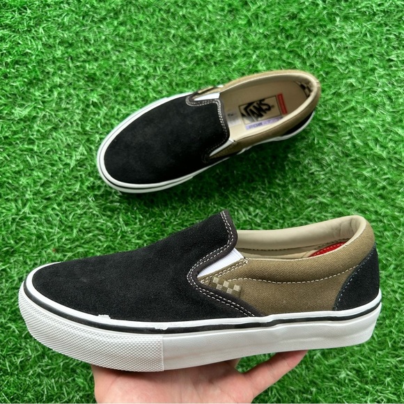 Vans Skate Slip On Black Olive - Picture 4 of 8